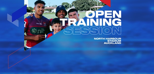 Knights to hold open training session in Auckland