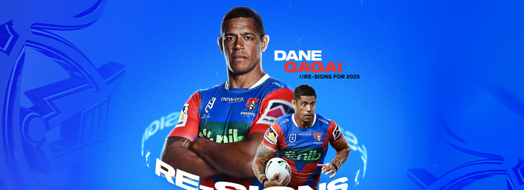 Gagai re-signs with the Knights