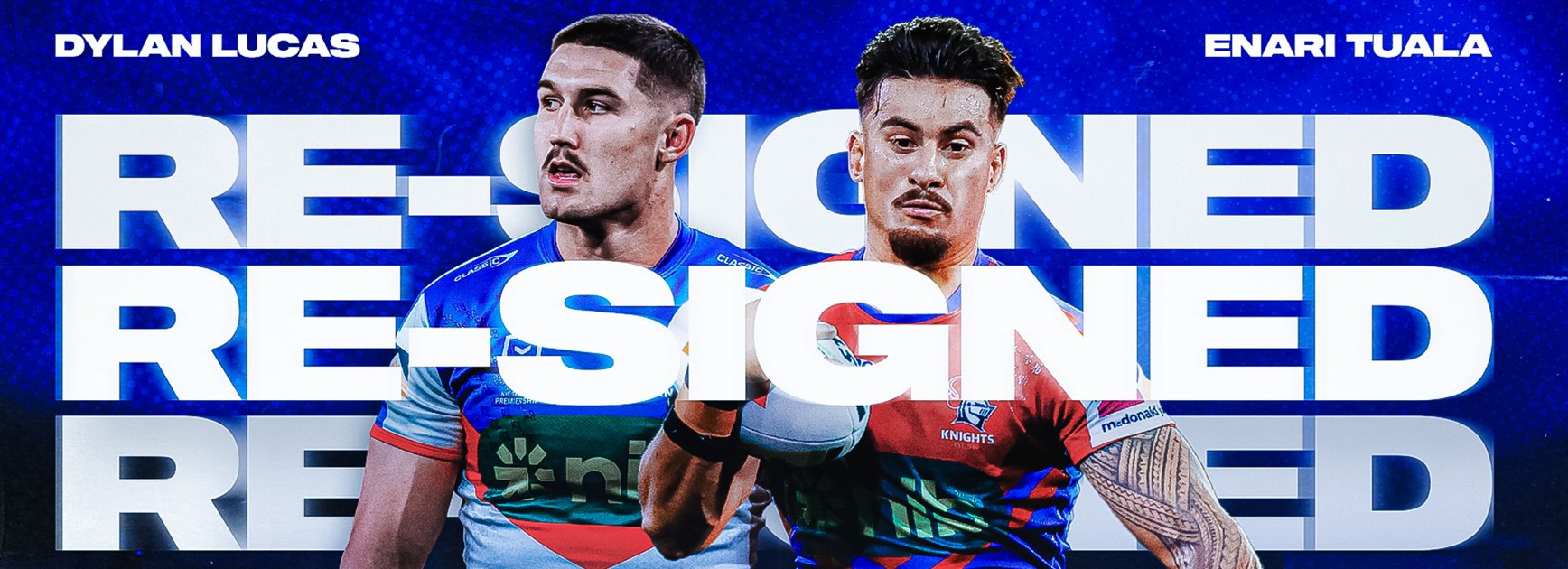 Knights re-sign Lucas and Tuala