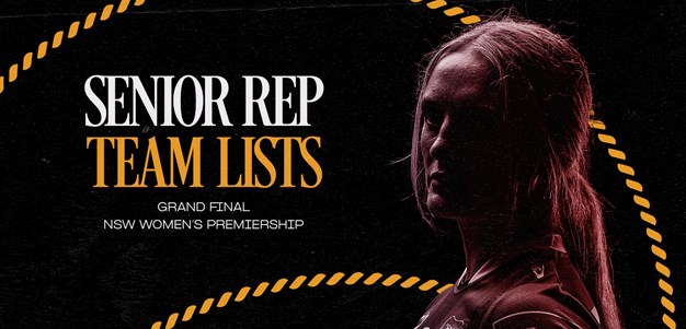 Senior Rep Team Lists | Grand Final