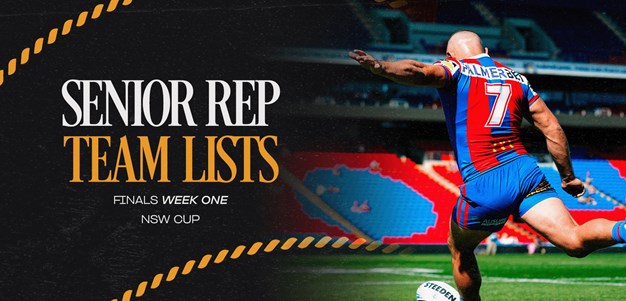 Senior Rep Team Lists | Finals Week One