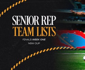 Senior Rep Team Lists | Finals Week One
