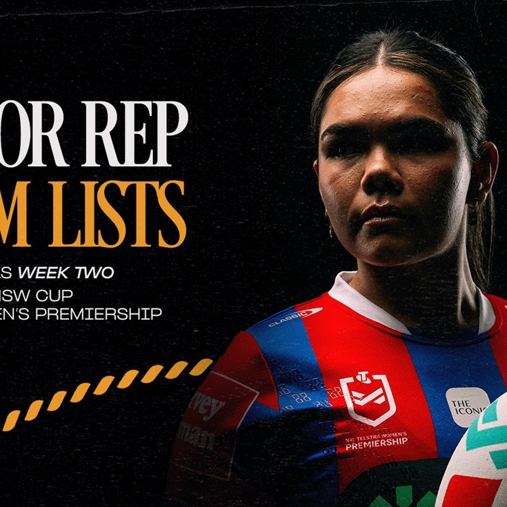 Senior Rep Team Lists | Finals Week Two