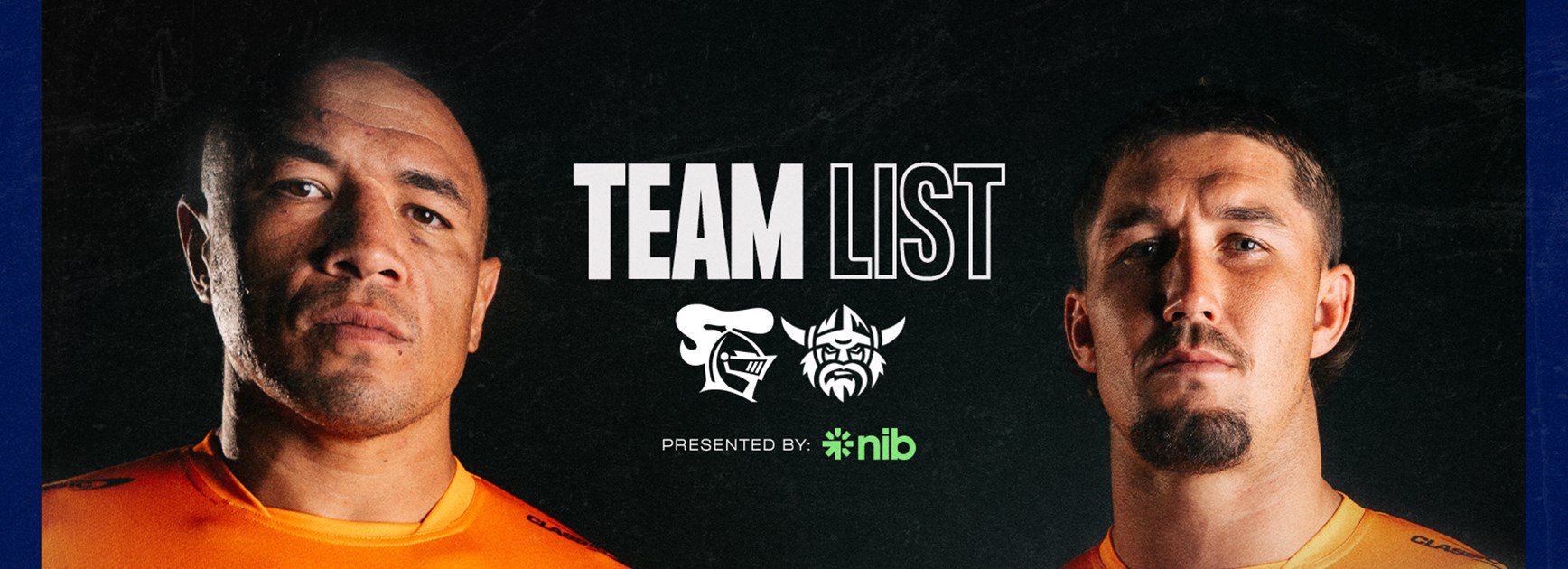 NRL Team List | Round 5 vs Raiders