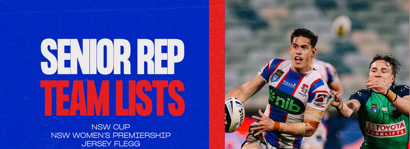 Senior Rep Team Lists | Round 25 & Round 10