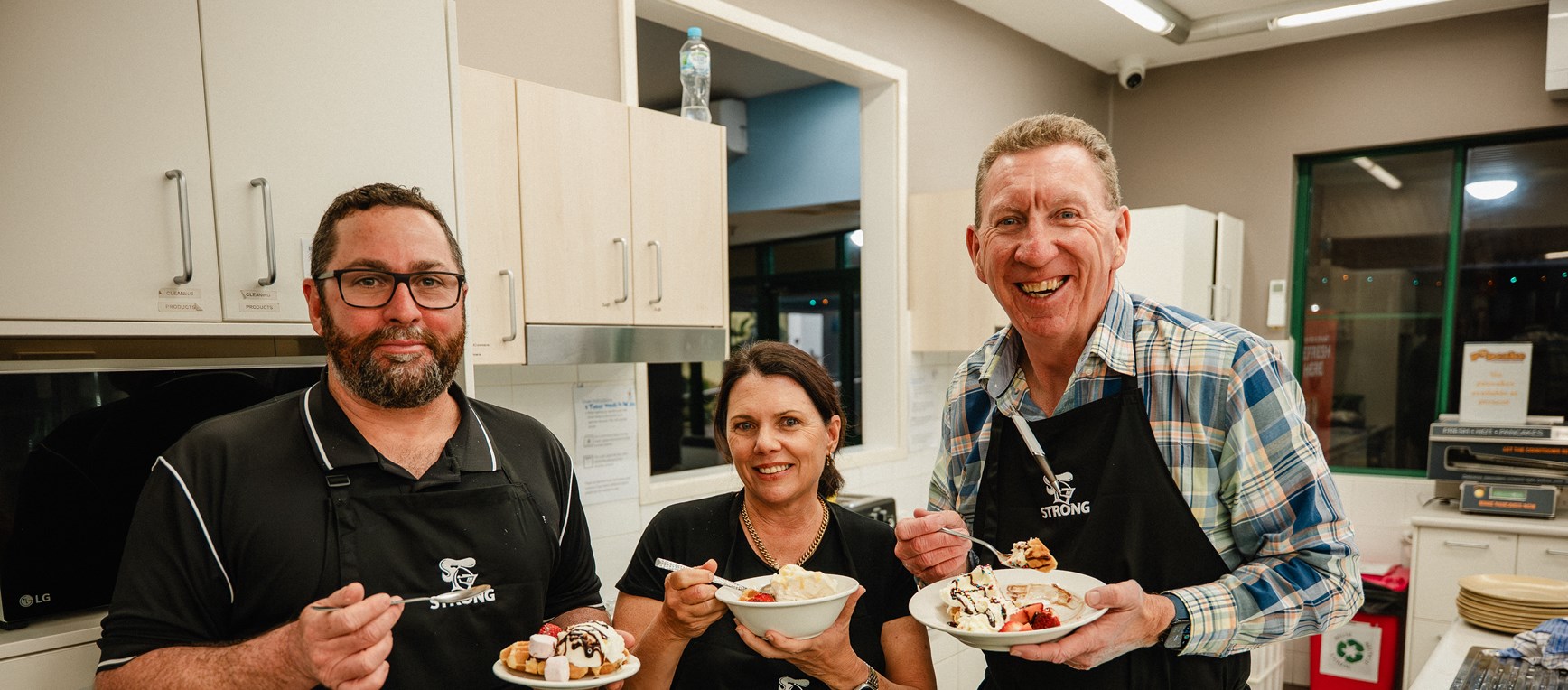 Shots: Knights serve up support for local families