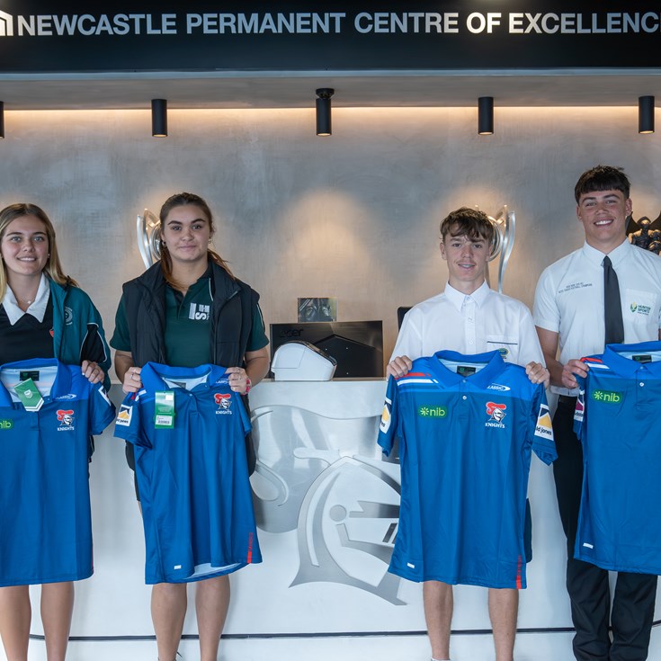 Students selected to represent the Knights at  NRL Indigenous Youth Summit