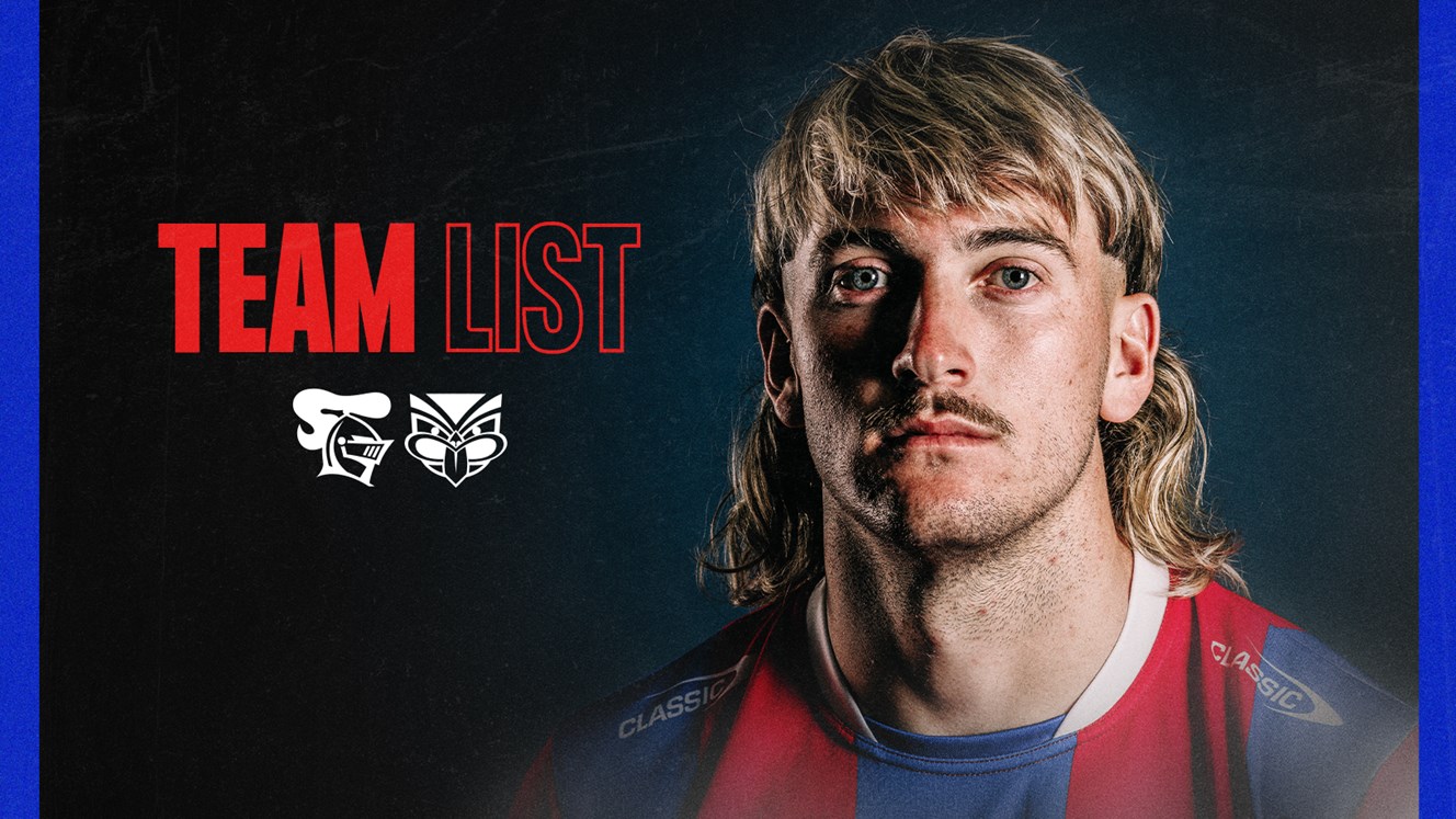 NRL Team List | Round 3 vs Warriors
