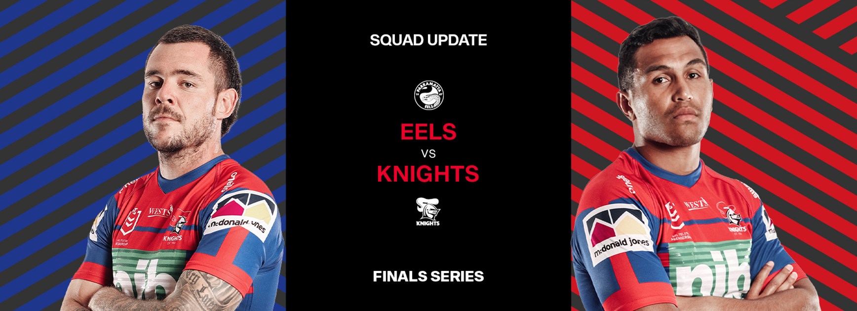 Squad Update: Team cut to 19 to face Eels