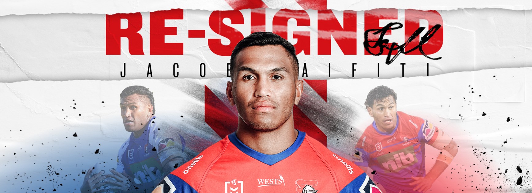 Jacob Saifiti re-signs with Knights