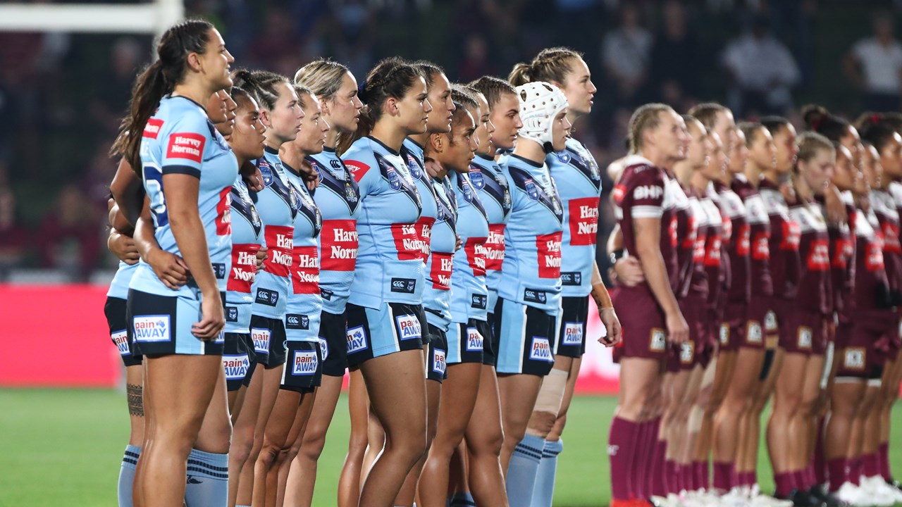 Townsville, Australia. 22nd June, 2023. Jessica Sergis of the Blues during  the Women's State of Origin 2023 - Game 2 between the Queensland Maroons  and the New South Wales Blues at Queensland