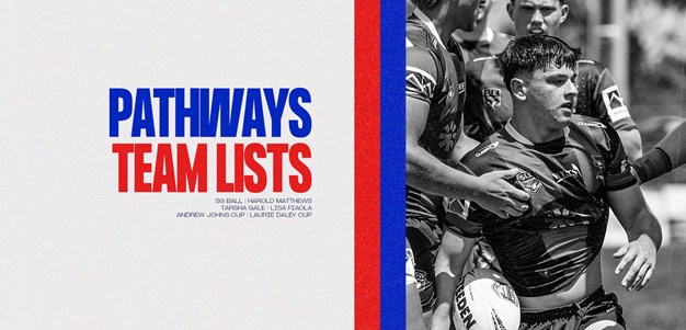 Pathways team lists | Round 1