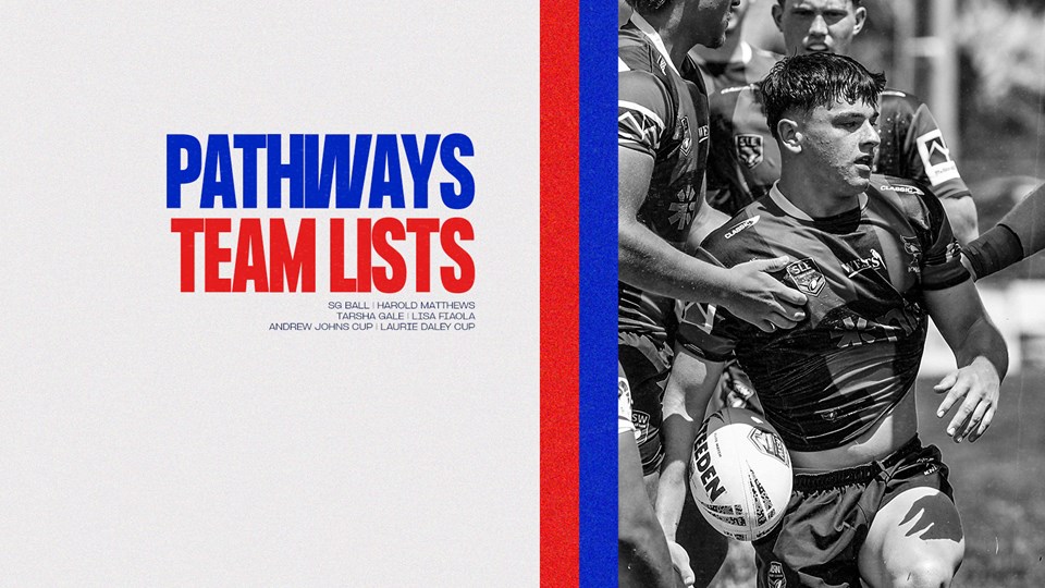 Pathways team lists | Round 1