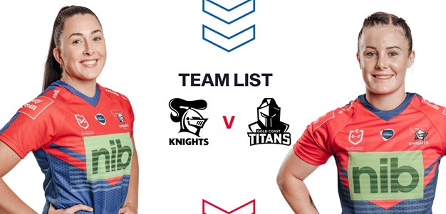Titans v Knights Round 5 NRLW team list