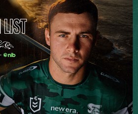 NRL Team List | Round 8 vs Panthers