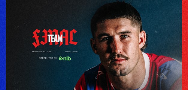 Final Team | Round 4 vs Bulldogs