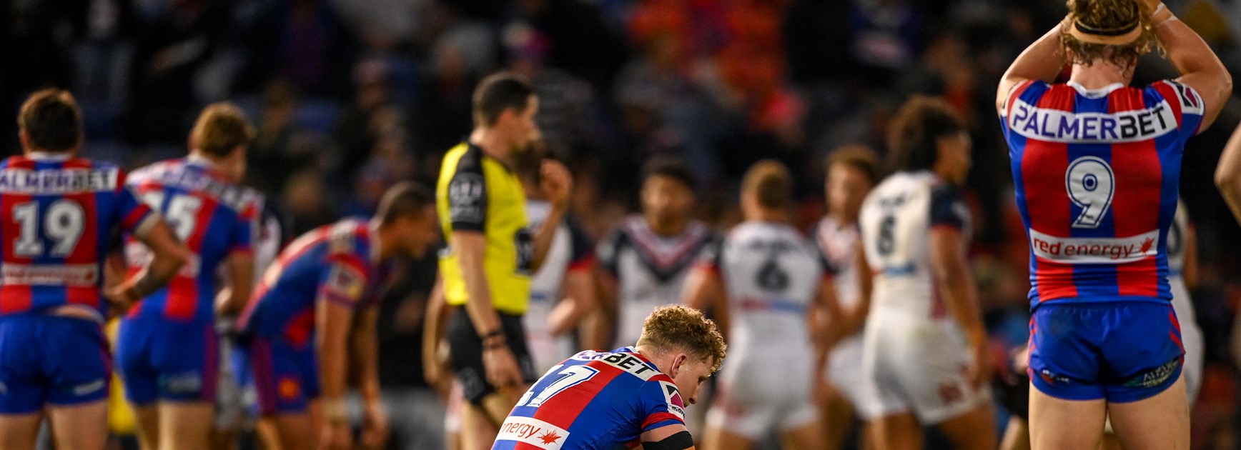 As it happened: Rabbitohs claim thriller over Storm; Roosters deny Knights