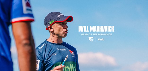 Newcastle Knights appoint Will Markwick as NRL Head of Performance