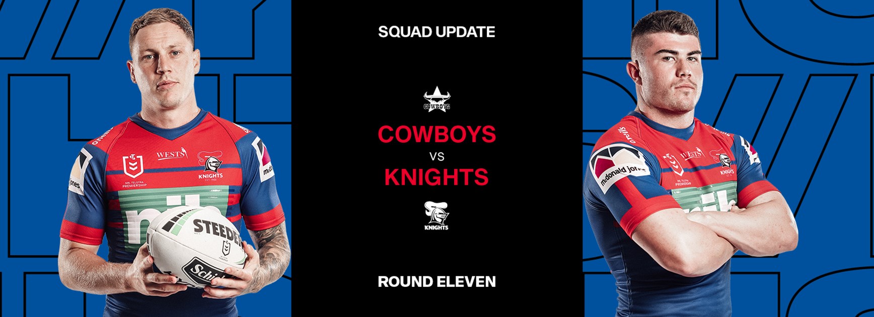 Squad Update: Sweeping changes for Cowboys clash