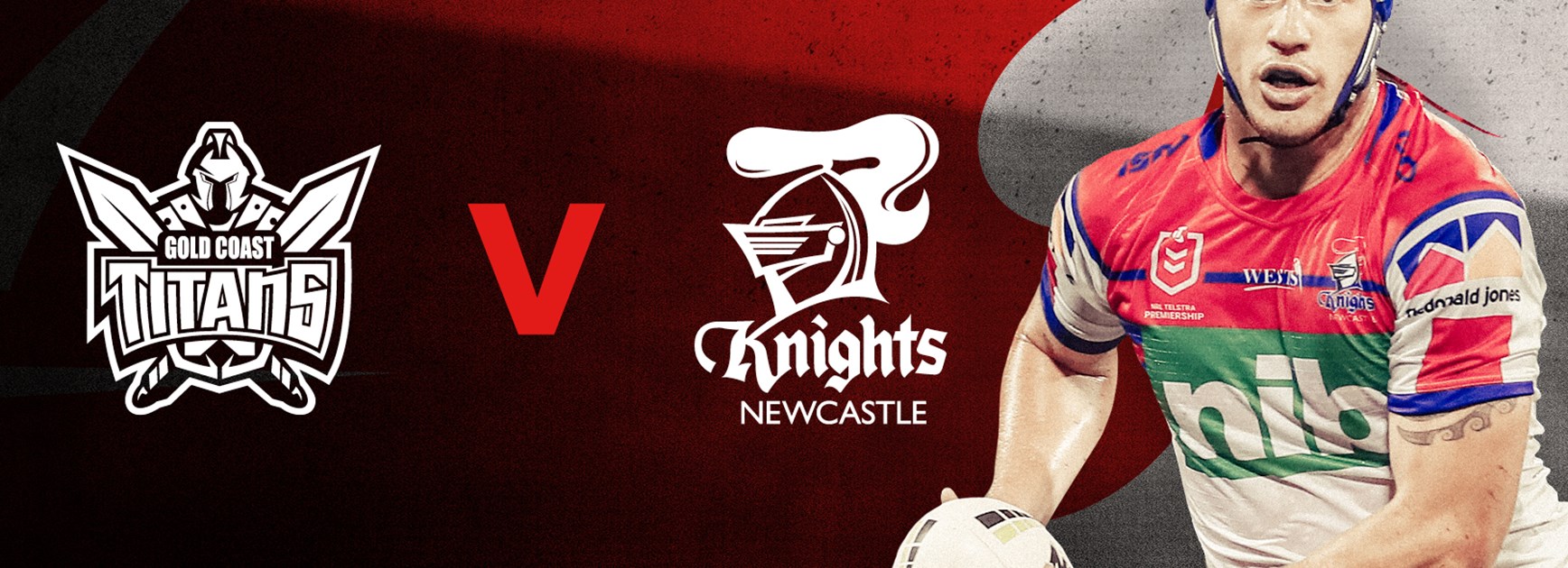 Knights v Titans Round 6 NRL team