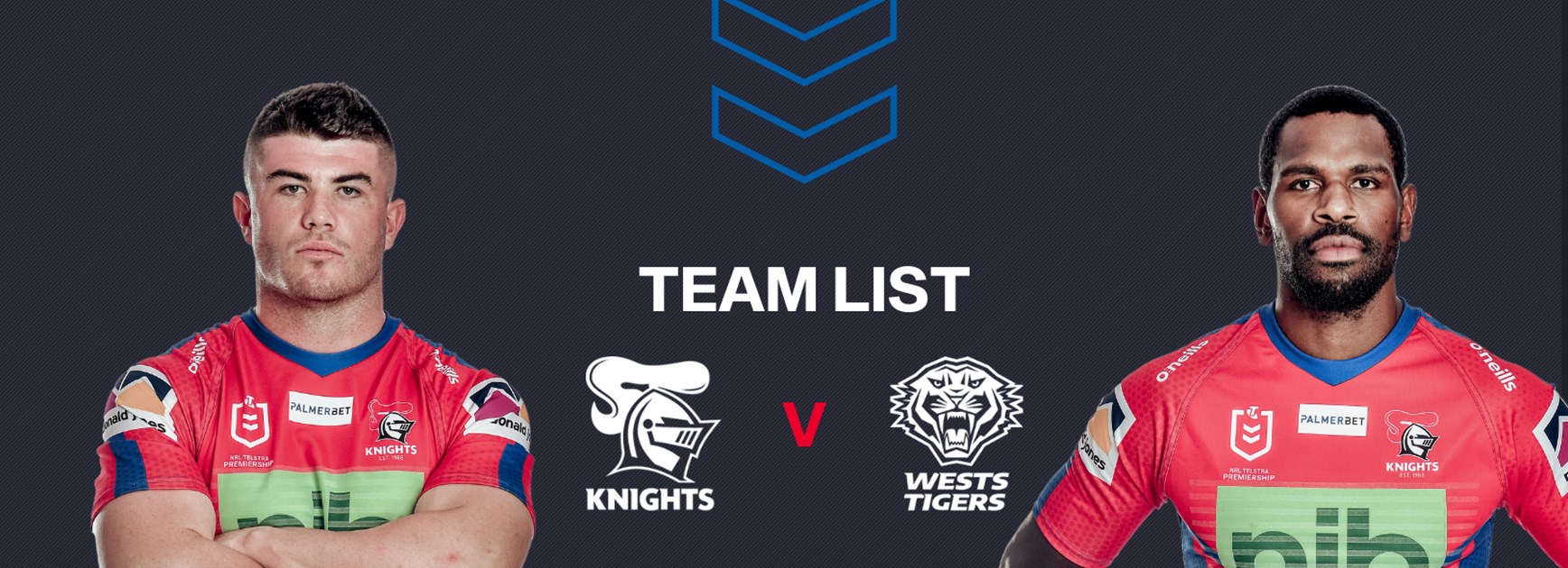 Tigers v Knights Round 21 NRL team list