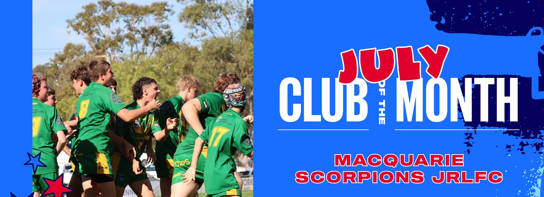 Macquarie Scorpions named July Club of the Month