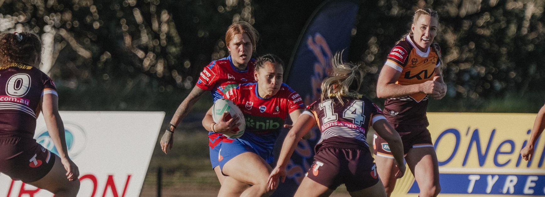 NRLW side play out first trial against the Broncos