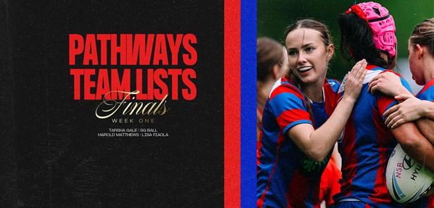 Pathways Team Lists | Finals Week 1