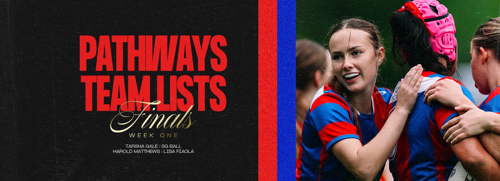 Pathways Team Lists | Finals Week 1
