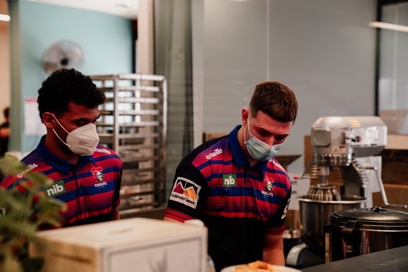 Knights give helping hand at Soul Cafe Knights