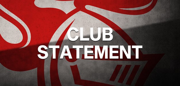 Club Statement: Mitchell Pearce