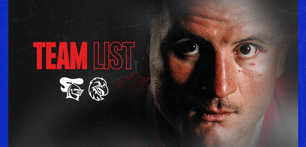 NRL Team List | Round 2 vs Sea Eagles