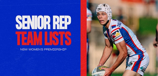 Senior Rep Team Lists | Round 16 & Round 2