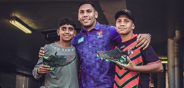Indigenous boots presentation