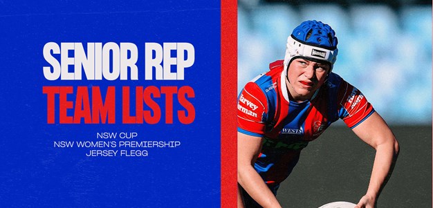Senior Rep Team Lists | Round 19 & Round 5
