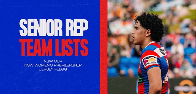 Senior Rep Team Lists | Round 23 & Round 8
