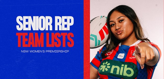 NSW Women's Premiership | Round 1 Team List