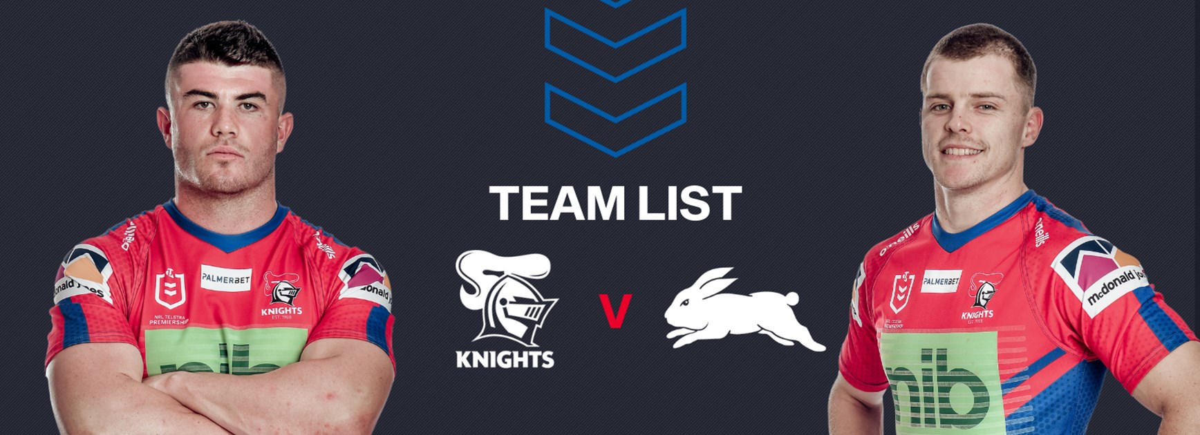Knights v Rabbitohs Round 17 NRL team list