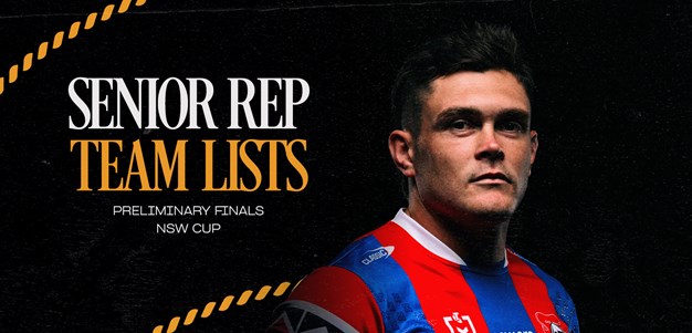 Senior Rep Team Lists | Preliminary Finals