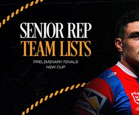 Senior Rep Team Lists | Preliminary Finals
