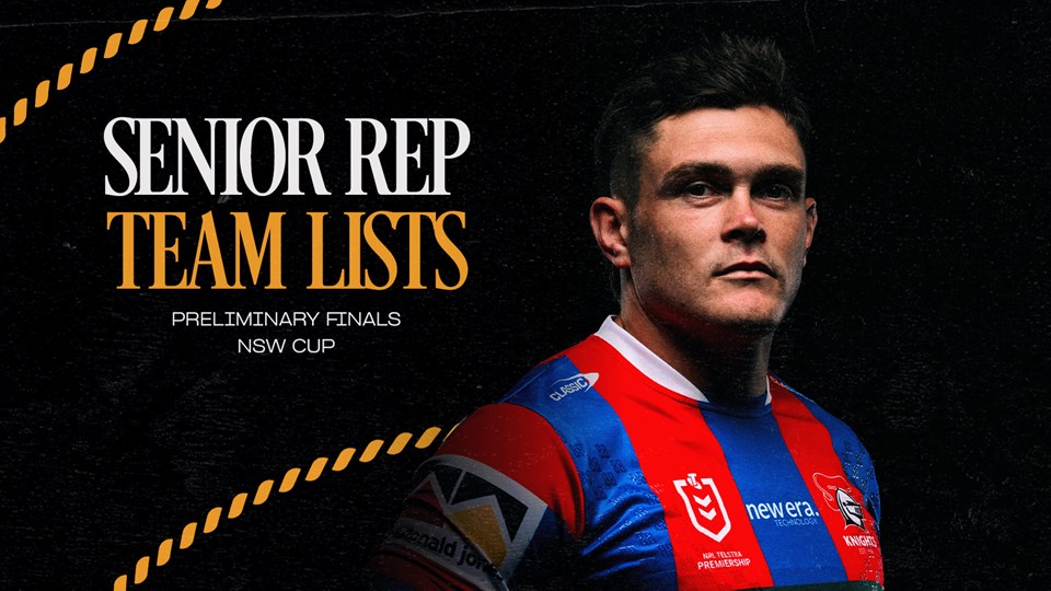 Senior Rep Team Lists | Preliminary Finals