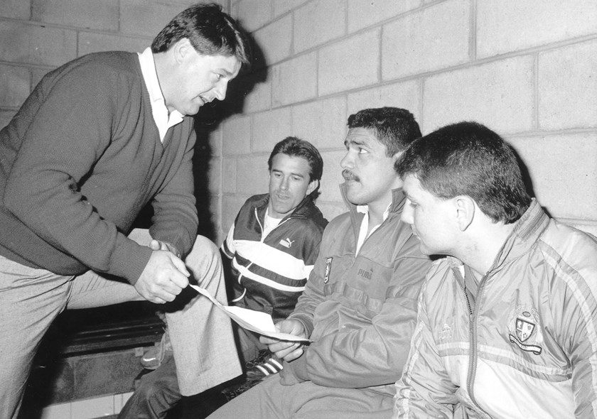 Allan McMahon (left) was named the inaugural Head Coach of the Newcastle Knights.