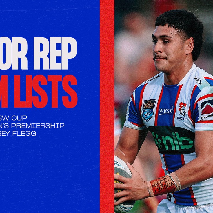 Senior Rep Team Lists | Round 20 & Round 6
