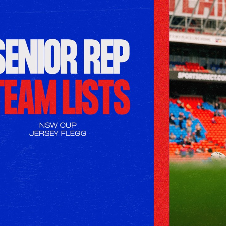 Senior Rep Team Lists | Round 22