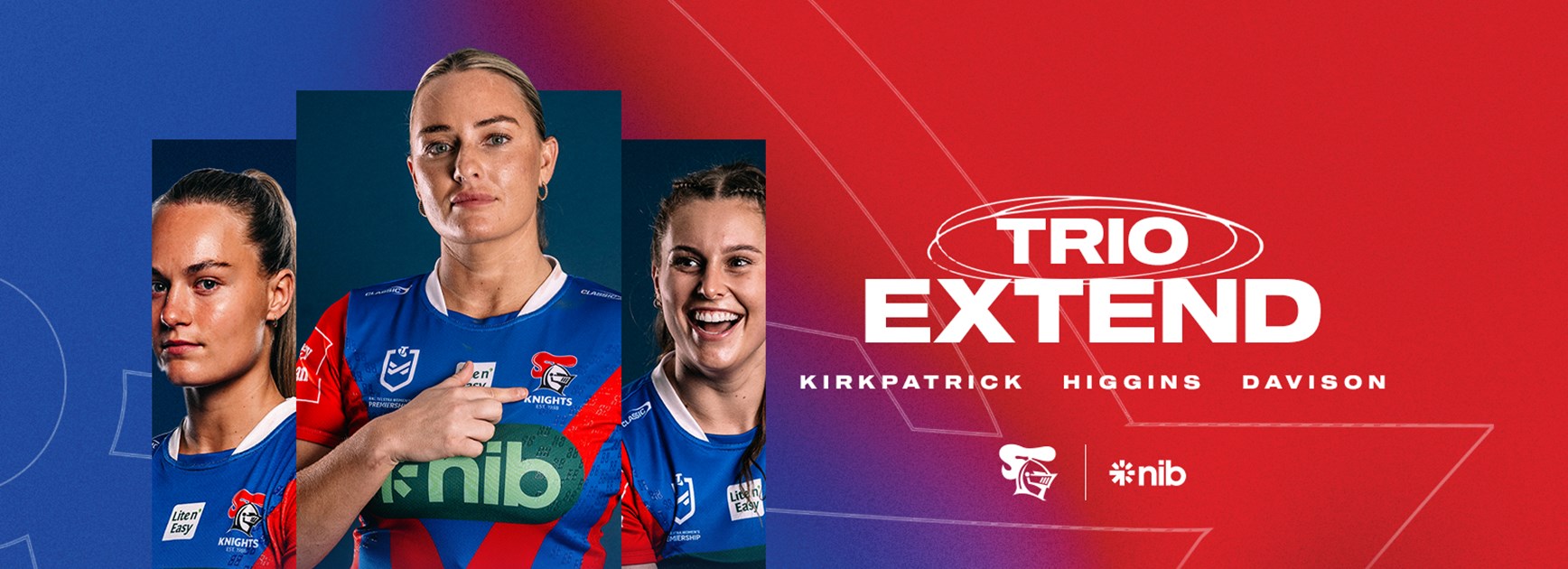 Knights extend NRLW trio