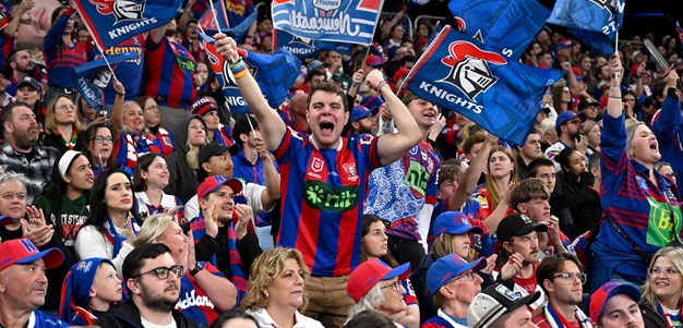 Sea of red & blue set to hit Accor as Knights fans rally