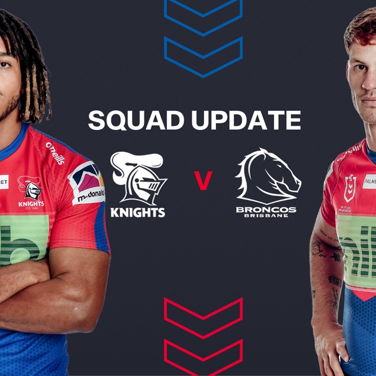 Squad Update: Team shortened to 19