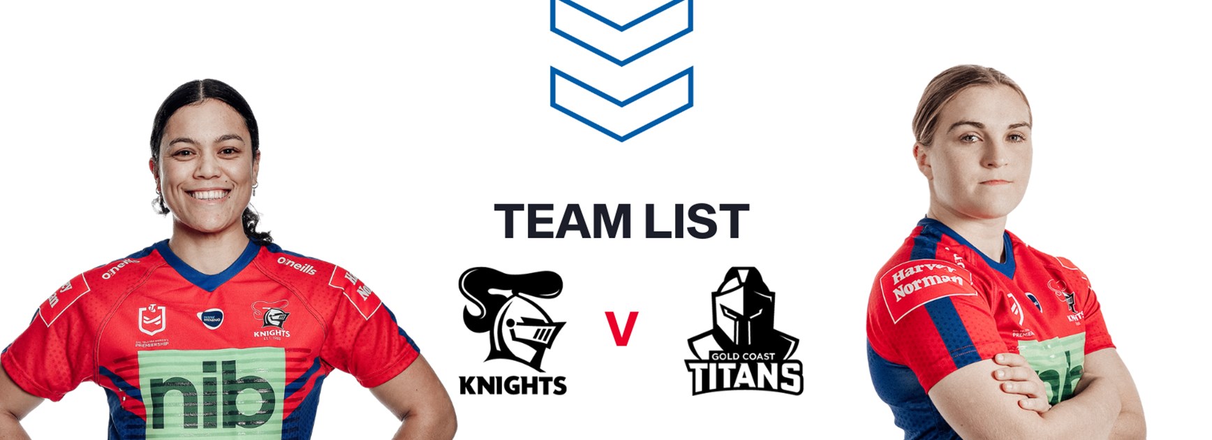 Titans v Knights Round 2 NRLW team list