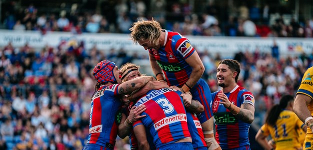 NRL.com wrap | Knights hang on for scrappy win over the Eels