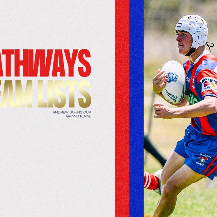 Andrew Johns Cup Grand Final Team List